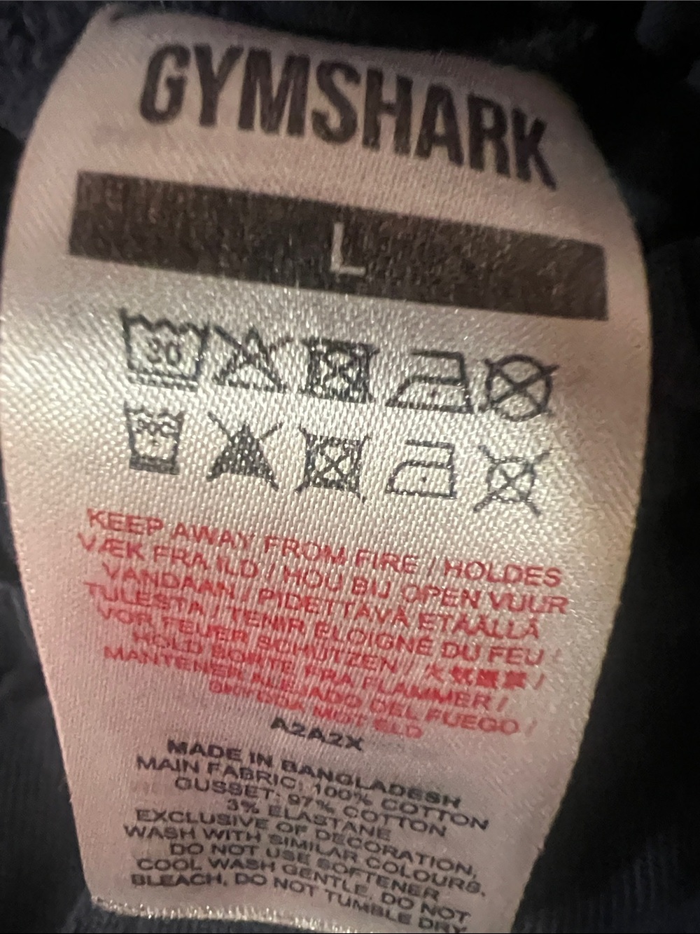 Gymshark Men's Deep Blue Slim Jogger Sweatpants - Picture 3 of 12